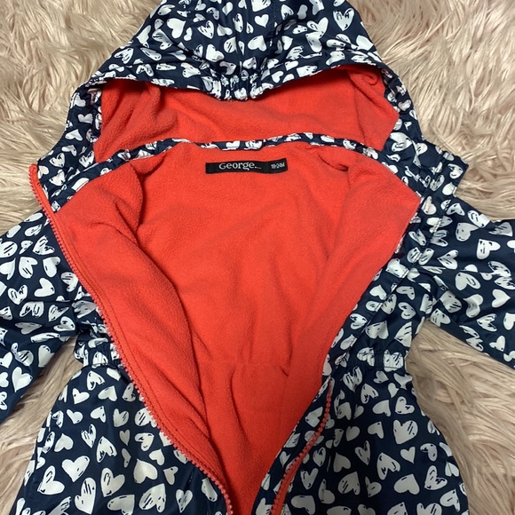 Girls Heart Spring/Fall Coat - Picture 4 of 6